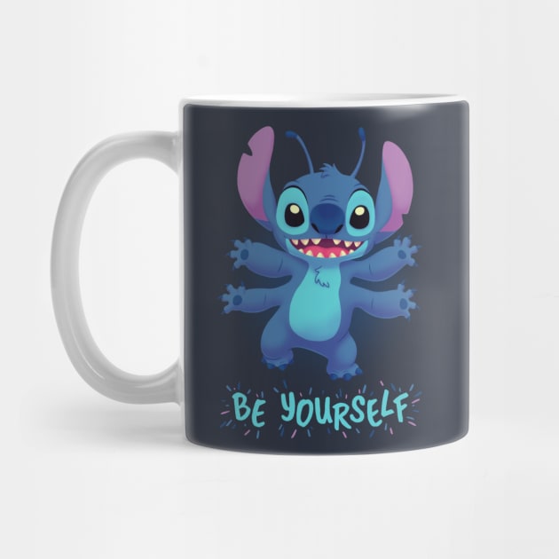 Be Yourself // Cute Stitch, 90s Kid, Experiment 626, Ohana by Geekydog